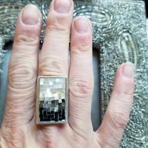 Unique Sterling silver ring